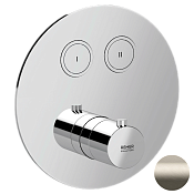 Remer X Style Термостат для ванны встраиваемый, 2 потребителя, внешняя часть, цвет: visual inox X99D2KBXV