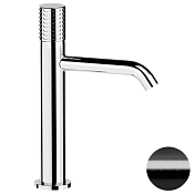 Remer Celebrity Смеситель для раковины, без д/к, высота излива 14,6 см, цвет: cromo nero spazzolato CEC12ACFP