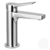 Remer Slash & Dot Смеситель для раковины, без д/к, высота излива 11,4 см, цвет: bianco opaco SL12BO