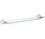 Remer Epoca Полка стеклянная 66,5 см, цвет: cromo EP20CR