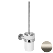 Remer Guest Ершик для унитаза подвесной, с керамической колбой, цвет: visual inox GS66XV