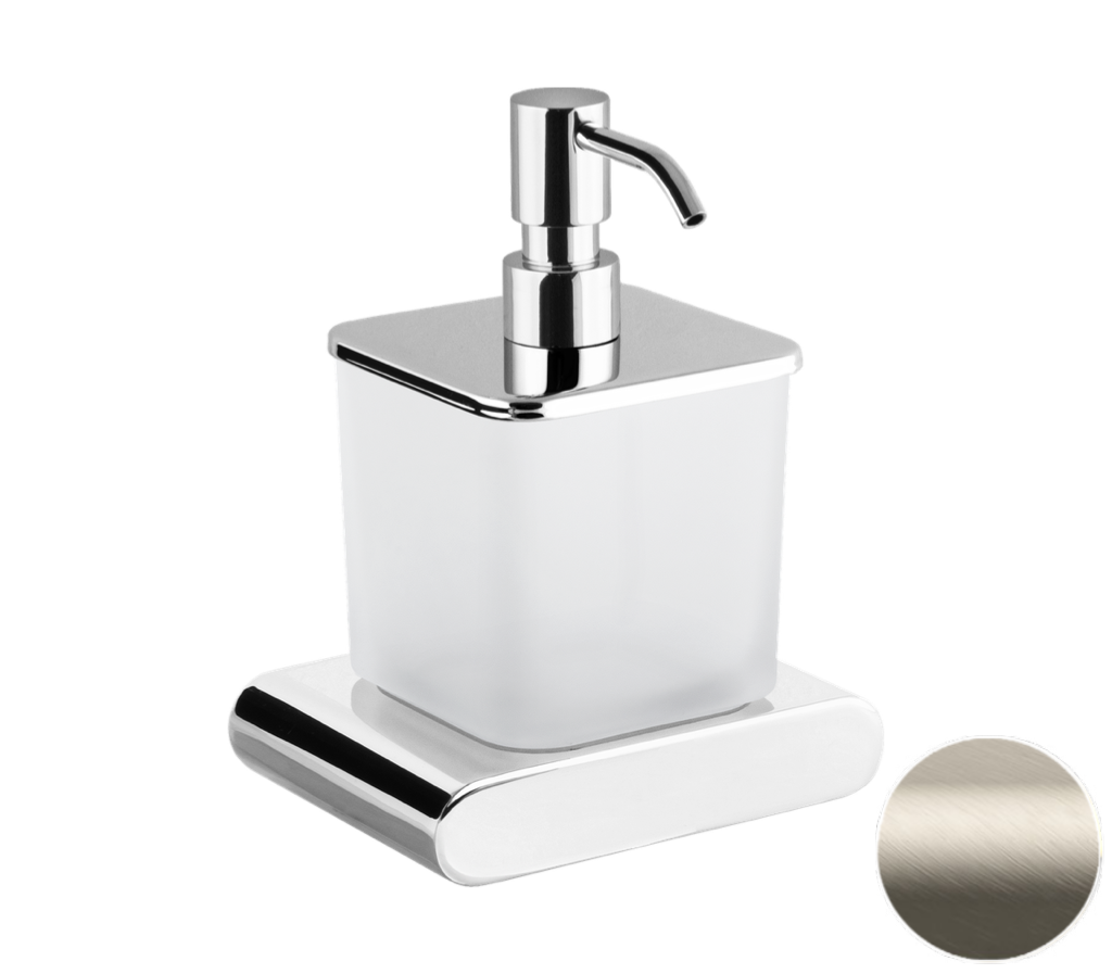 Remer Lounge Дозатор, подвесной, стеклянная колба, цвет: visual inox LN13XV