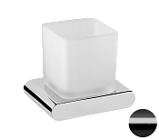 Remer Lounge Стакан подвесной, из матового стекла, цвет: cromo nero spazzolato LN15CFP