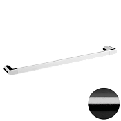 Remer Lounge Полотенцедержатель 60 см, подвесной, латунь, цвет: cromo nero spazzolato LN30CFP