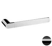 Remer Lounge Полотенцедержатель 23,65 см, подвесной, латунь, цвет: cromo nero spazzolato LN44CFP