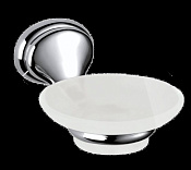 Remer 900 Мыльница с чашей из матового стекла, подвесная, цвет: cromo NV10CR