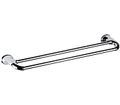 Remer 900 Полотенцедержатель двойной 69 см, подвесной, латунь, цвет: cromo NV33CR