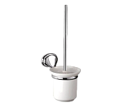 Remer 900 Ершик для унитаза подвесной, с керамической колбой, цвет: cromo NV66CR