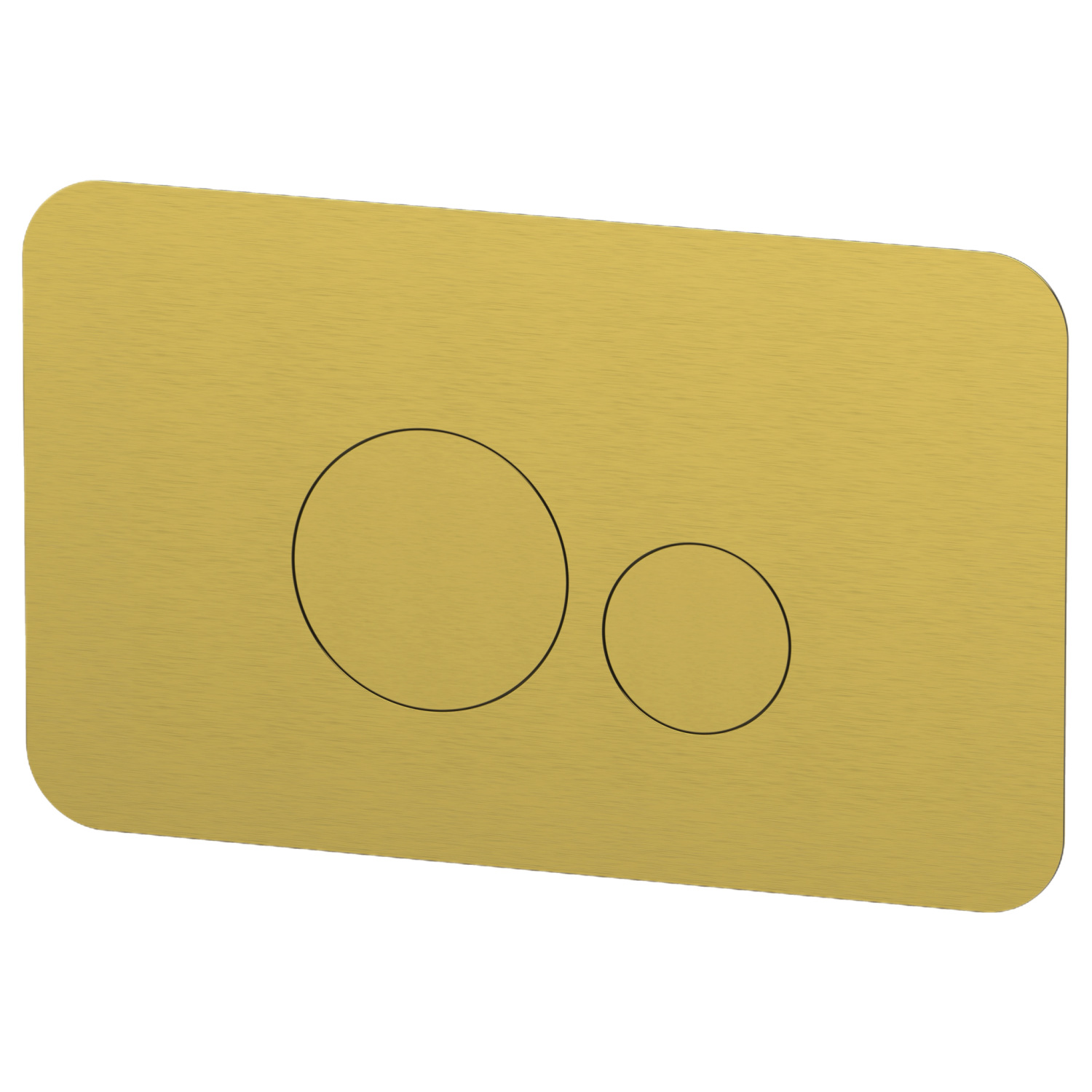 Remer Кнопка смыва для унитаза, нержавеющая сталь, цвет: oro spazzolato RB810BG