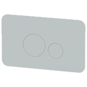 Remer Кнопка смыва для унитаза, нержавеющая сталь, цвет: bianco opaco RB810BO