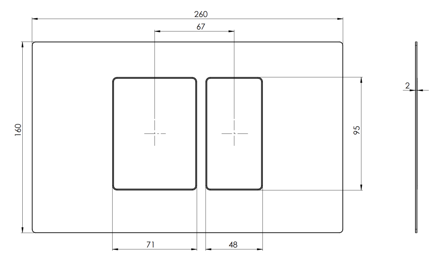 Remer Кнопка смыва для унитаза, нержавеющая сталь, цвет: oro spazzolato RB820BG