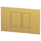 Remer Кнопка смыва для унитаза, нержавеющая сталь, цвет: oro spazzolato RB820BG