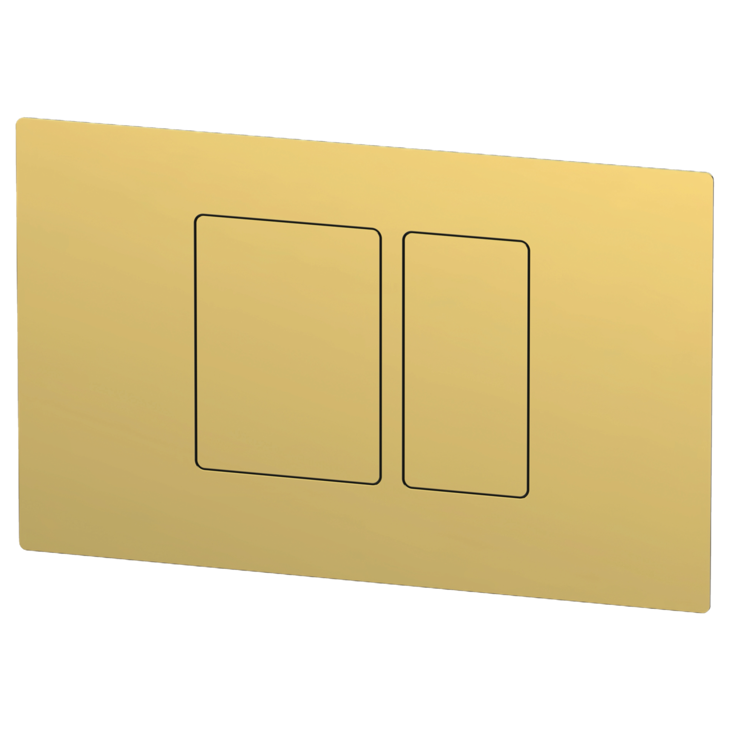 Remer Кнопка смыва для унитаза, нержавеющая сталь, цвет: oro lucido RB820DO