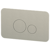 Remer Inox Accessories Кнопка смыва для унитаза, нержавеющая сталь, цвет: inox spazzolato SSRB810