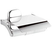 Remer Suite Держатель туалетной бумаги с крышкой, подвесной, цвет: cromo SU60CR