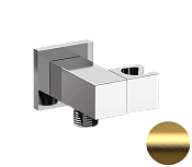 Remer Шланговое подключение с поворотным держателем душа, цвет: oro spazzolato 337SBG