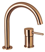 Remer X Style Смеситель для раковины, без д/к, высота излива 14 см, цвет: vecchio ottone X57VO