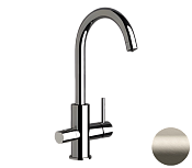 Remer X Style Смеситель для кухни, с независимым каналом для питьевой воды, цвет: visual inox N792DWXV