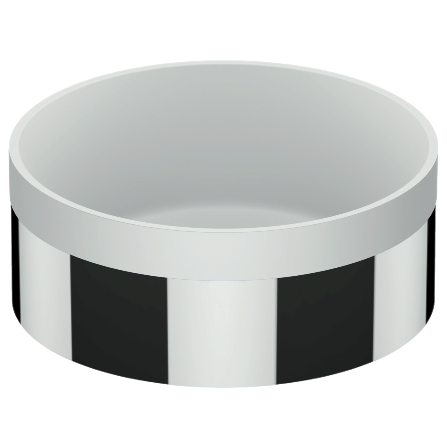 Remer Раковина чаша d37x14,5h см, без прелива, цвет: cromo RB902CR