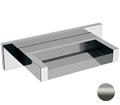 Remer Излив настенный для ванны каскадный 10,3 см, цвет: nichel spazzolato opaco 91ZCNPO