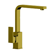 Remer Absolute Смеситель для раковины, без д/к, высота излива 25,5 см, цвет: oro spazzolato AU10GBG