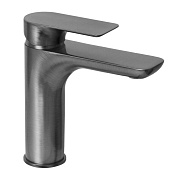 Remer Infinity Смеситель для раковины, без д/к, высота излива 12,6 см, цвет: cromo nero spazzolato I12CFP