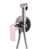 Remer Energy Гигиенический душ со смесителем, с встраиваемой частью, цвет: nichel spazzolato opaco EY65WNPO