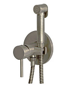 Remer X Style Гигиенический душ со смесителем, с встраиваемой частью, цвет: nichel spazzolato opaco X65WNPO