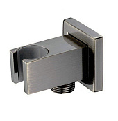 Remer Шланговое подключение с держателем душа, цвет: nichel spazzolato 337QNP