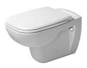 Duravit D-Code Унитаз подвесной безободковый 35,5x54,5 см, цвет: белый глянцевый 25700900002