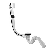 Kludi Rotexa Слив-перелив для ванны G11/2, 5,2 см, цвет: белый/хром 2130005N-00