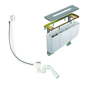 Kludi Монтажный блок для смесителя на 4 отверстия, цвет: белый 7878205-00