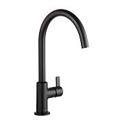 Kludi Bingo Star XS Смеситель для кухни рычажный, с поворотным изливом, цвет: черный матовый 468033978