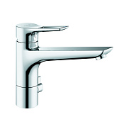 Kludi Mix Смеситель для кухни, полый рычаг, с доп. краном, для безнапор. водонагрев., цвет: хром 329070562