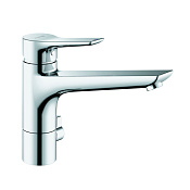 Kludi Mix Смеситель для кухни, литой рычаг, с доп. краном, для безнапор. водонагрев., цвет: хром 329070575