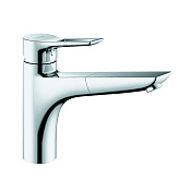 Kludi Mix Смеситель для кухни, полый рычаг, с выдвижным изливом, цвет: хром 329430562