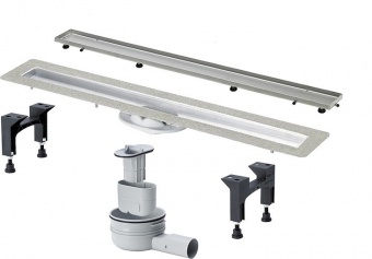 Viega Advantix Дренажный канал под плитку, цвет: нержавеющая сталь 753221