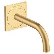 Axor Uno Смеситель для раковины встр., сенсорный, внешняя часть, излив 16,5 см, цвет: шлифов. золото 38119250