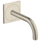 Axor Uno Смеситель для раковины встр., сенсорный, внешняя часть, излив 16,5 см, цвет: шлифов. никель 38119820