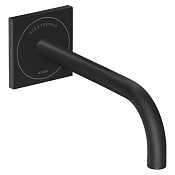 Axor Uno Смеситель для раковины встр., сенсорный, внешняя часть, излив 22,5 см, цвет: матовый черный 38120670