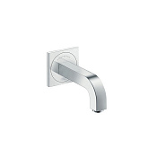 Axor Citterio Смеситель для раковины встраиваемый сенсорный, внеш. часть, излив 16,1 см, цвет: сталь 39117800