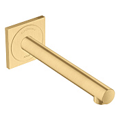 Axor Uno Смеситель для раковины встр., сенсорный, внешняя часть, излив 22,1 см, цвет: шлифов. золото 45111250