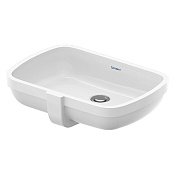 Duravit Qatego Раковина встраиваемая снизу 51.5x37 см, с переливом, цвет: белый глянцевый 0398480028