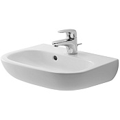 Duravit D-Code Раковина подвесная 45x34x12h см, с переливом, цвет: белый глянцевый 07054500002