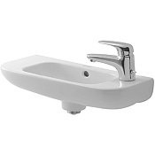 Duravit D-Code Раковина подвесная 50x22x13.5h см, с переливом, цвет: белый глянцевый 07065000082