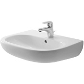 Duravit D-Code Раковина подвесная 55x43x17.5h см, с переливом, цвет: белый глянцевый 23105500002
