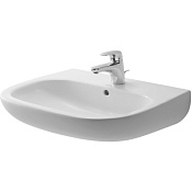 Duravit D-Code Раковина подвесная 60x46x18h см, с переливом, цвет: белый глянцевый 23106000002