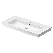 Duravit White Tulip Раковина накладная 105.5x49x15.5h см, с переливом, цвет: белый глянцевый 23631000601