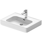 Duravit Soleil by Starck Раковина подвесная 65x47.5x15h см, с переливом, цвет: белый глянцевый 2376650000