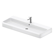 Duravit Qatego Раковина подвесная 120x47x15.5h см, с переливом, цвет: белый глянцевый 2382120000